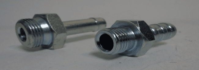 Male hose fitting with tail 16x1.5 - 3/8