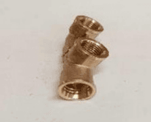 Brass BSP adapter end - 2 female threads M16x1.5-P5