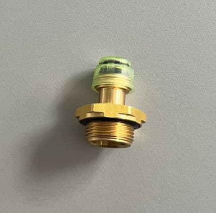 Raufoss male coupling 22x1.5