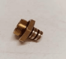 Brass BSP adapter, male thread M10x1-P5