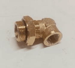 Elbow, male with locknut - female thread M16x1.5-FM16x1.5