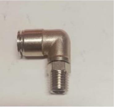 Metal push-in male elbow NPT Φ10-1/8