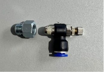 Elbow flow regulator Α12-F1/8