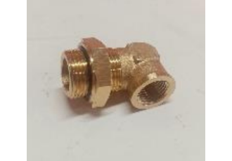 BSP BRASS COUPLING MALE - FEMALE THREAD ANGLE EF2092216