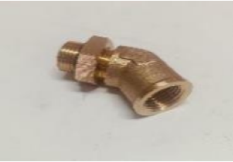 BSP BRASS COUPLING MALE - FEMALE THREAD HALF-ROUND EF2101616